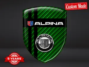Alpina Autocollants Arrière Auto Course Luxe Personnalisable